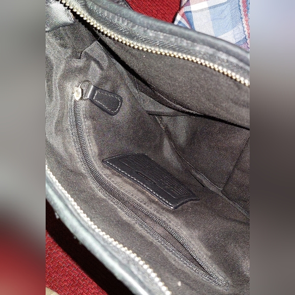 COACH Crossbody Signature C Shoulder Bag Black - Picture 7 of 8